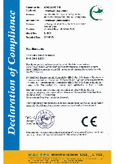 CE Certificate of External Laptop Battery