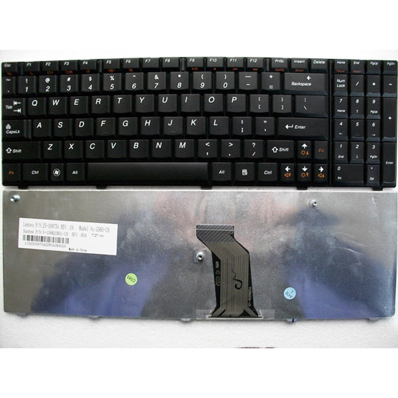 US Layout Black Keyboard for Lenovo G560 G565 G560A G565A G560L