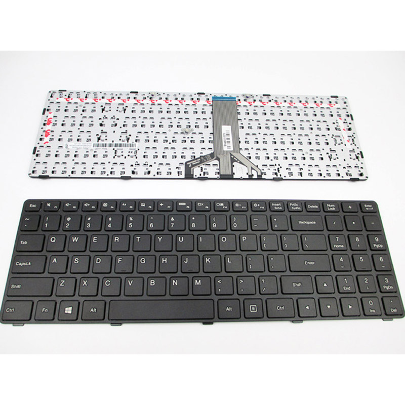 Lenovo IdeaPad 100-15IBD 80QQ Laptop Keyboard US English Black