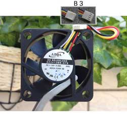 12V 0.09A ADDA AD0412MB-G7B 4-Wire B3-Plug PWM Cooling Fan