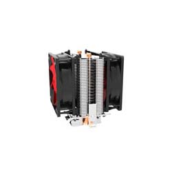 PCCOOLER RedSea Mini CPU Cooler Silent CPU Fan with Pure Copper Heat Pipe for AMD 775 1155 115 (Doub